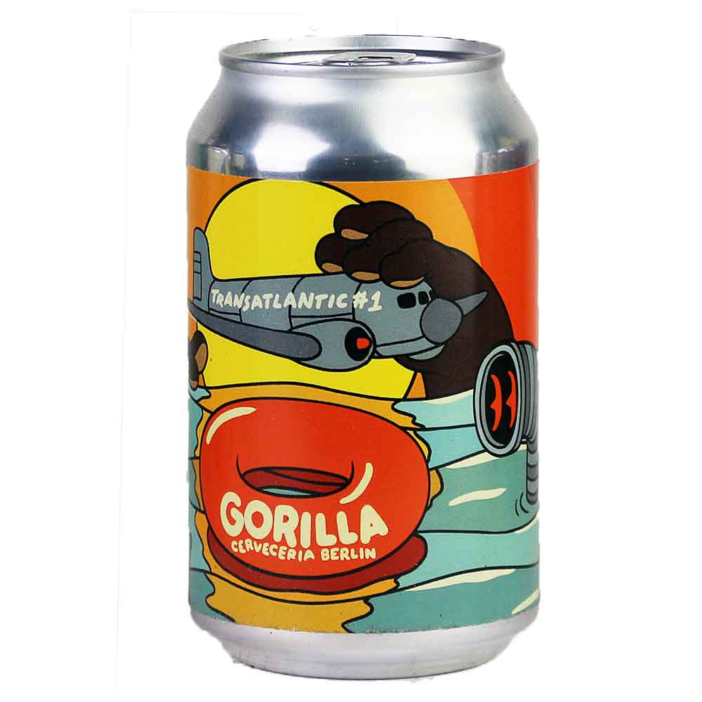Bild von Gorilla - TRANSATLANTIC#1 - DOUBLE IPA  - Berlin -  Dose 0,33l