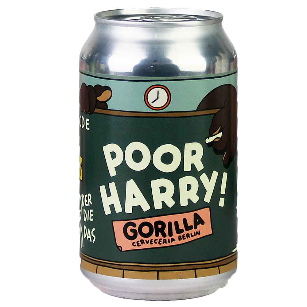 Bild von Gorilla - POOR HARRY - AMERICAN IPA - Berlin -  Dose 0,33l