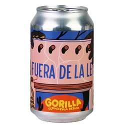 Bild von Gorilla - FUERA DE LA LEY - MEXICAN LAGER - Dose 0,33l ( MHD 16. November 2023 )