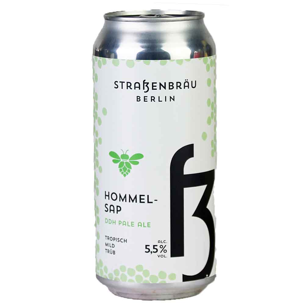 Bild von Strassenbräu - HOMMELSAP - DDH PALE ALE - DOSE 0,44l