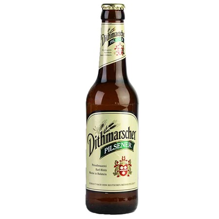 Bild von Dithmarscher Bier PILSENER  Longneckflasche 0,33l  ( MHD 20. MÄRZ 2023 )