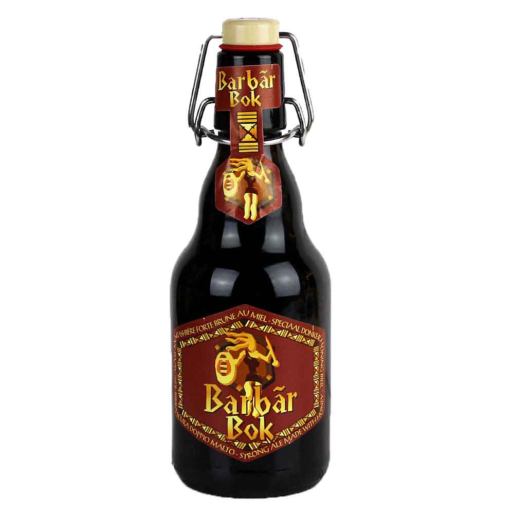 Bild von Barbär BOK DUNKEL mit Honig  8,5% in der Bügelflasche 0,33l ( MHD 11. APRIL 2025 )