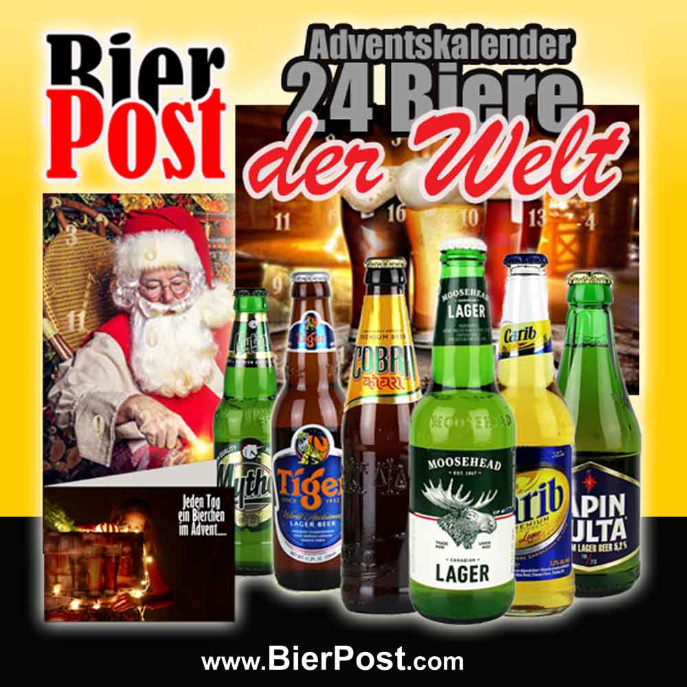 Bild von Adventskalender mit BIEREN DER WELT -  incl. BierPostCARD ( HEUTE mit Design Flaschenöffner und GRATIS Gravur als Auswahl )