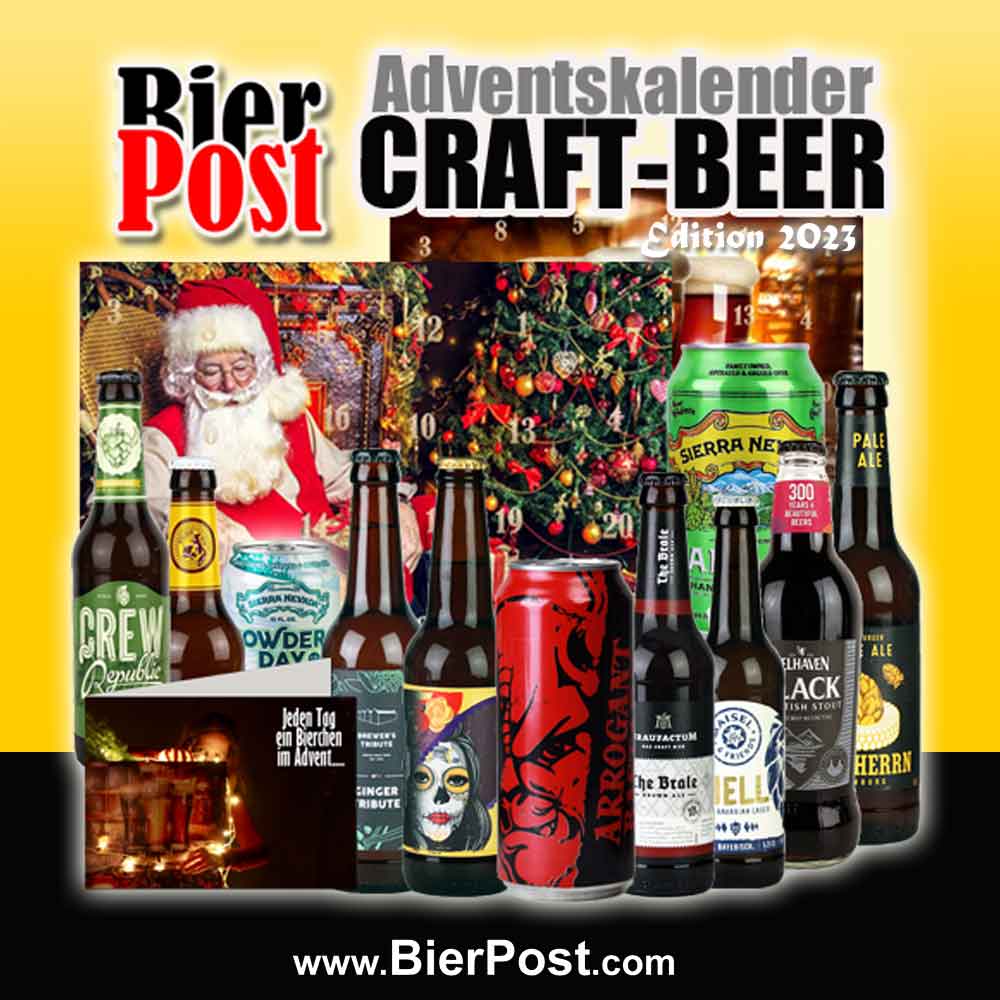 Bild von Bier-Adventskalender - 24 x CRAFTBEER DEUTSCH & INTER - je 0,33l incl. BierPostCARD ( VORBESTELL-Aktion incl. Design Öffner und deiner personalisierten Gravur GRATIS ) 
