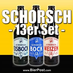 Bild von 3er Schorschbräu STARKBIERSET - 3 Biere OHNE Geschenkverpackung - je 0,33l