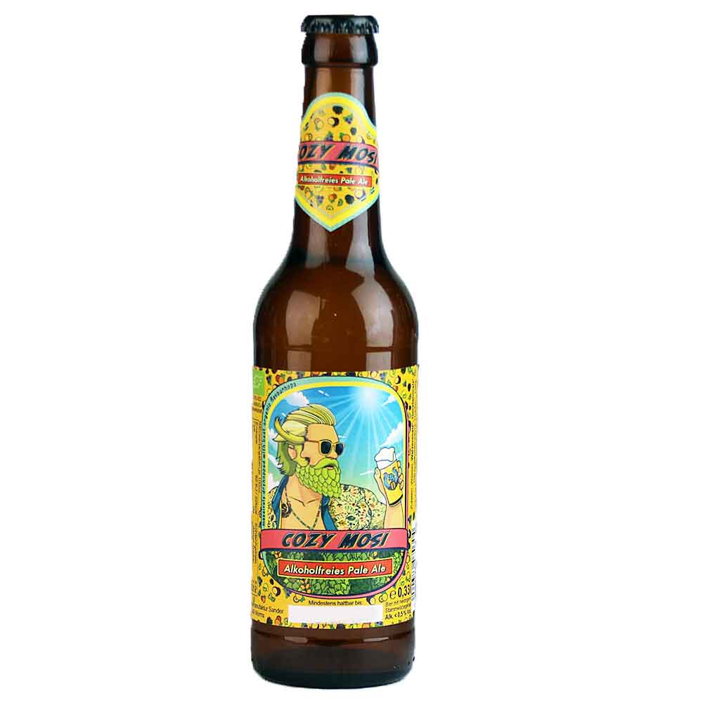 Bild von Sander - COZY MOSY - ALKOHOLFREIES PALE ALE - Bio-Bier aus Worms - 0,33l