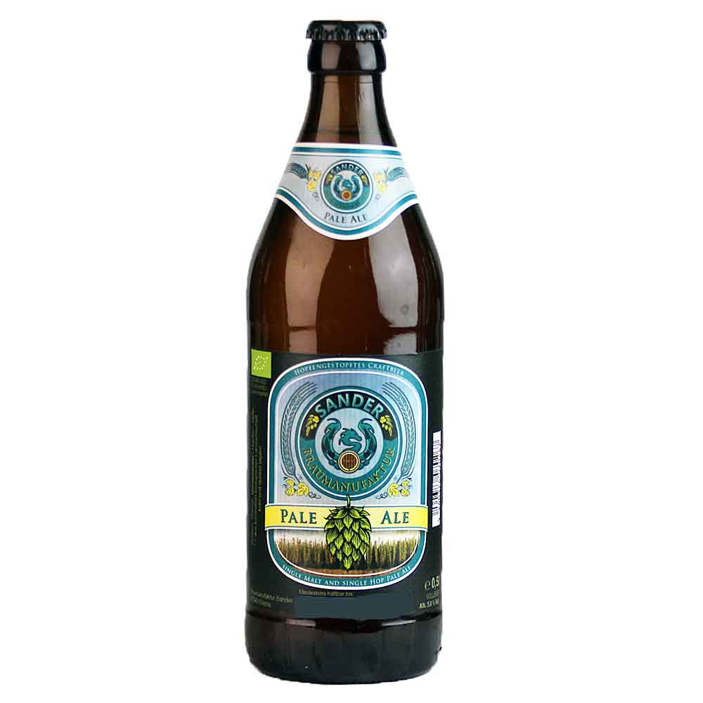 Bild von Sander - PALE ALE - Bio-Bier aus Worms - 0,5l ( MHD 01. JULI 2026 )