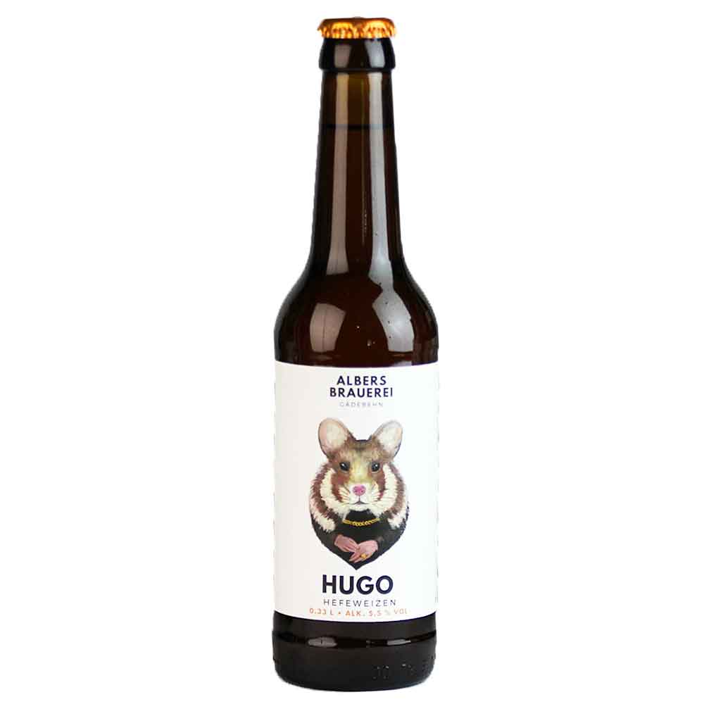 Bild von Albers Brauerei - HUGO - HEFEWEIZEN - 0,33l  