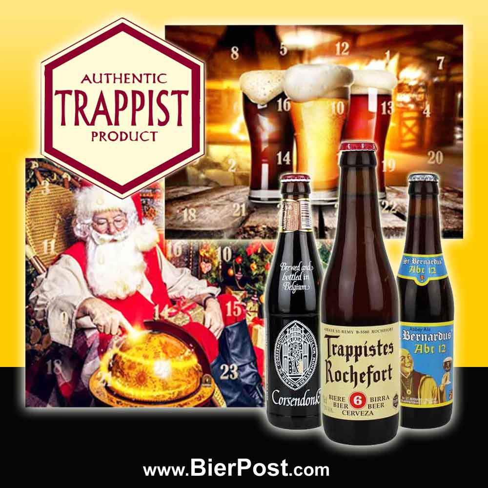 Bild von Bier-Adventskalender - 24 x Trappisten & Abteibiere - je 0,33l  ( VORBESTELL-Aktion incl. Design Öffner und deiner personalisierten Gravur GRATIS ) 