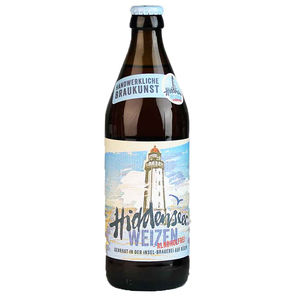 Bild von Hiddenseer - WEIZEN ALKOHOLFREI - 0,5L
