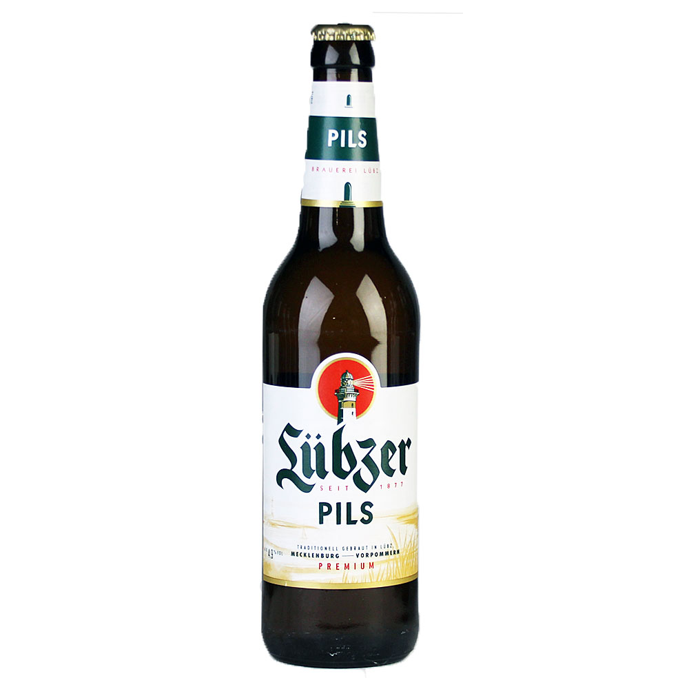 Bild von Lübzer Bier - PILS - Mecklenburg 0,5l  ( MHD 16. JANUAR 2026 )