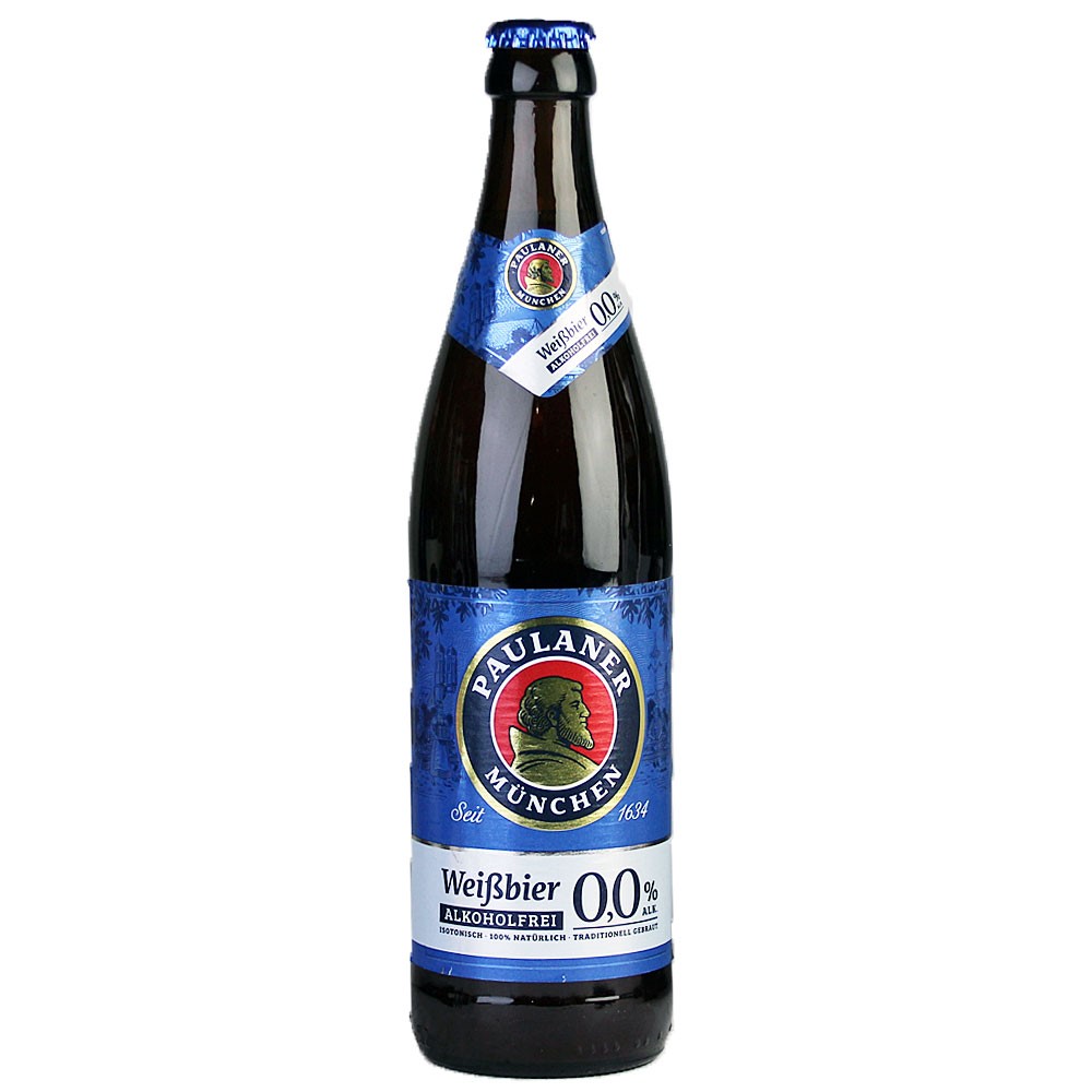 Bild von Paulaner - WEIZEN - ALKOHOLFREI - 0,5l