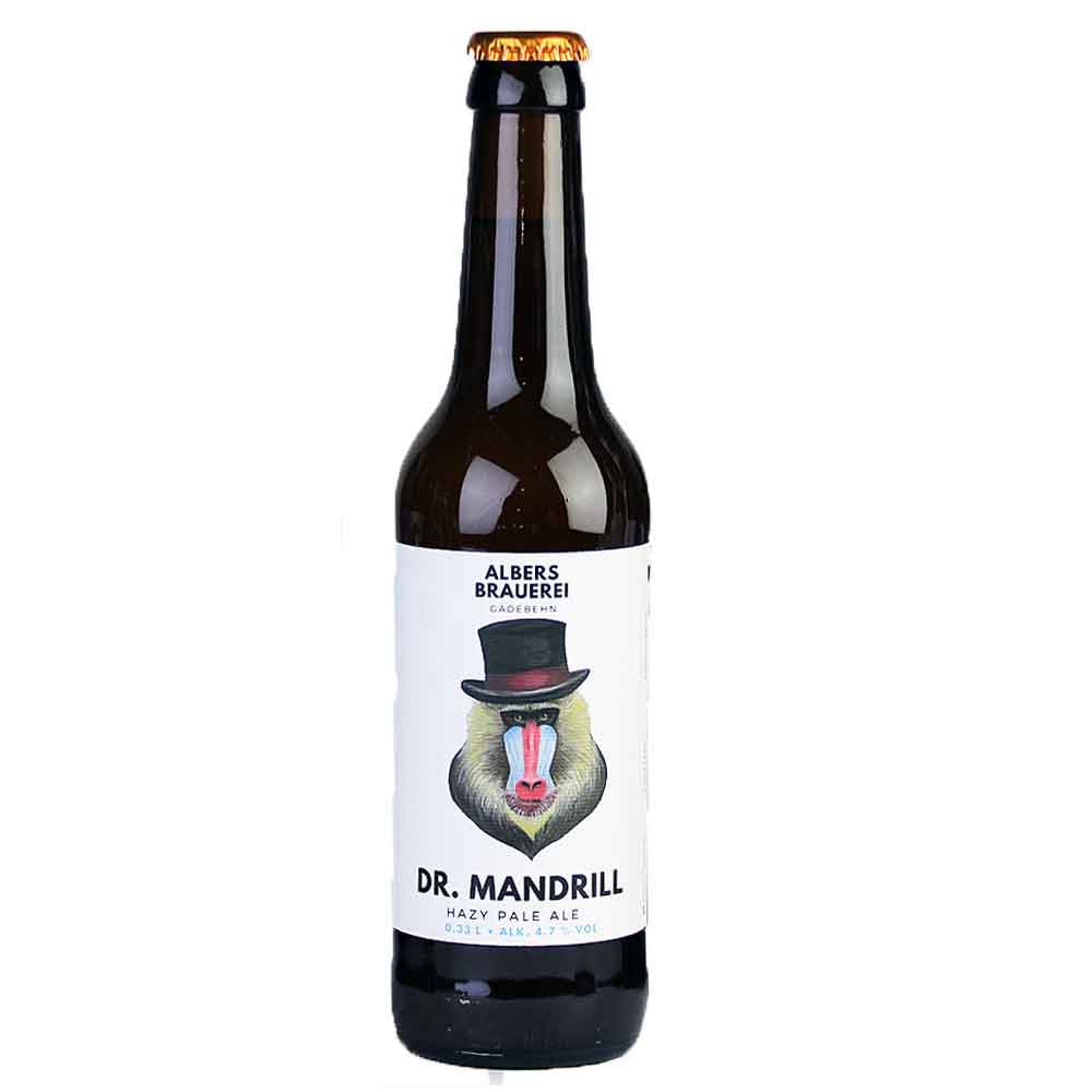 Bild von Albers Brauerei - DR. MANDRILL - HAZY PALE ALE - 0,33l 