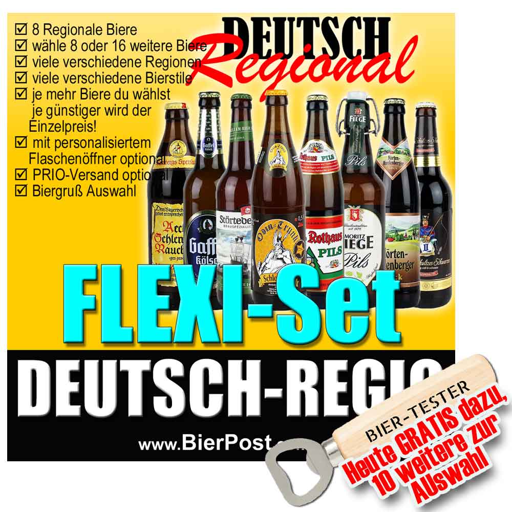 Bild von Flexi-Set -  Regionale Bierspezialitäten aus Deutschland 