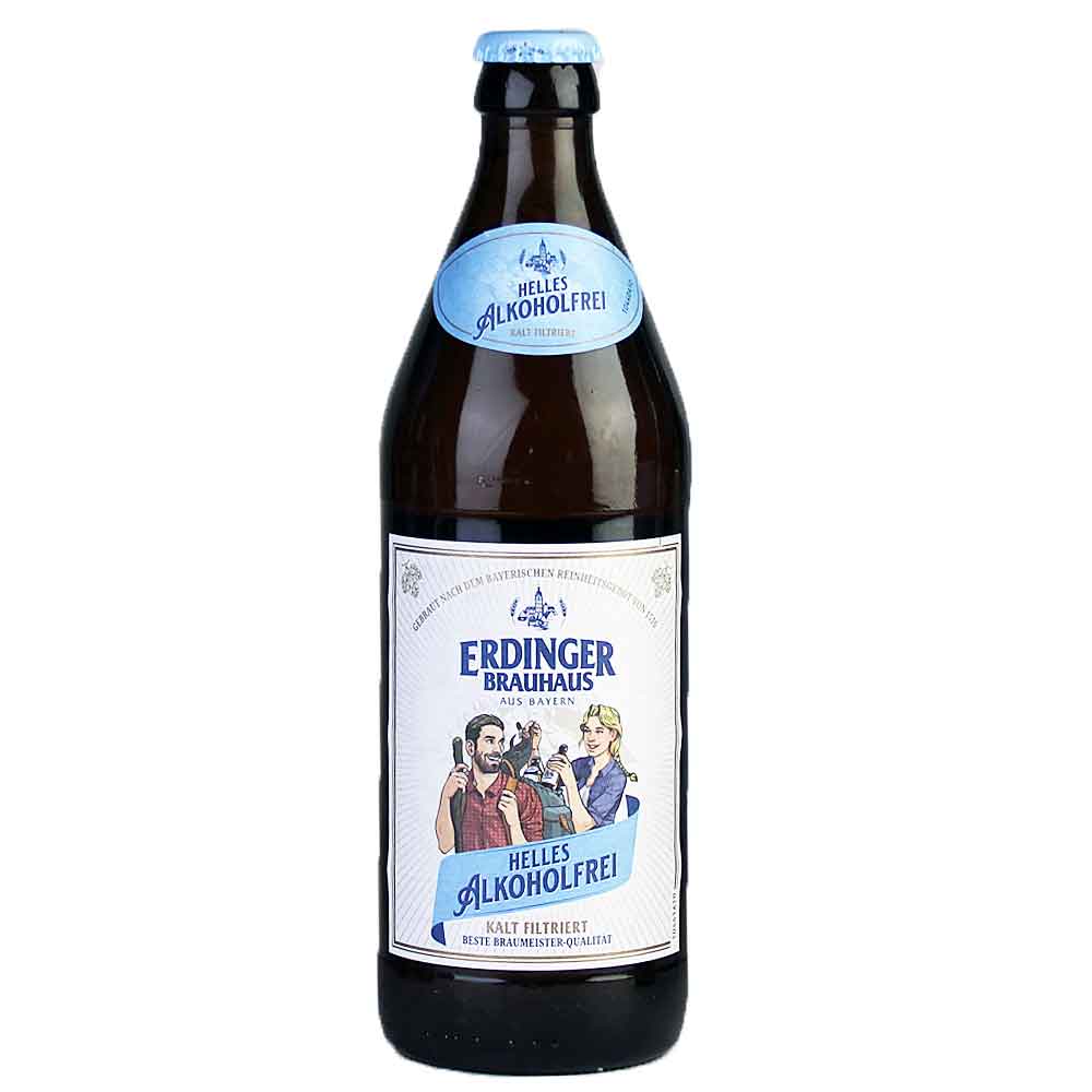 Bild von Erdinger - HELLES - ALKOHOLFREI - 0,5l