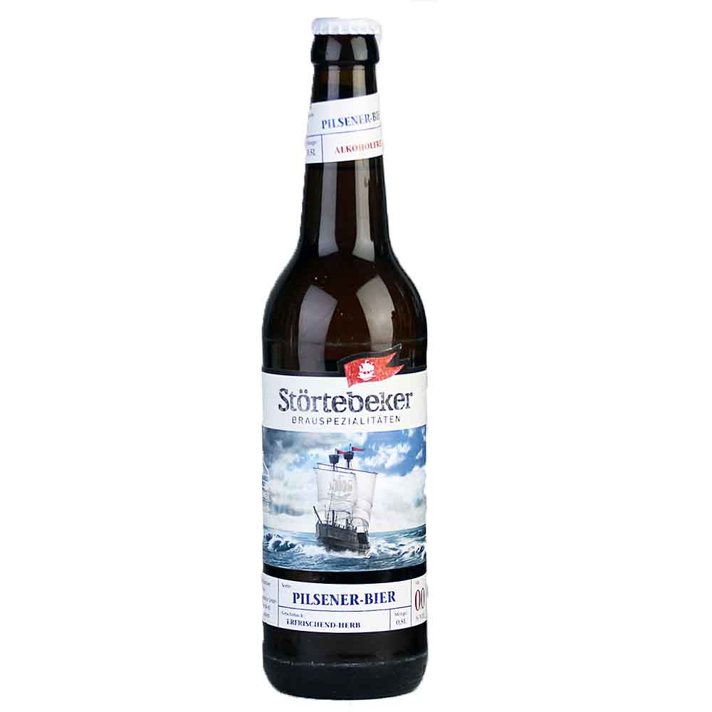 Bild von Störtebeker PILSENER-BIER - ALKOHOLFREI - aus Mecklenburg- Vorpommern 0,5l 