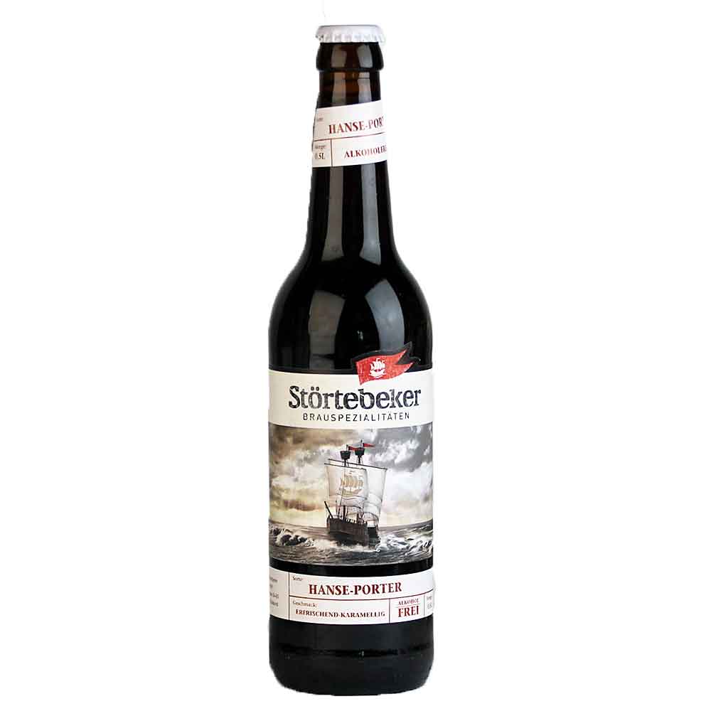 Bild von Störtebeker - HANSE PORTER - ALKOHOLFREI - aus Mecklenburg- Vorpommern - 0,5l 