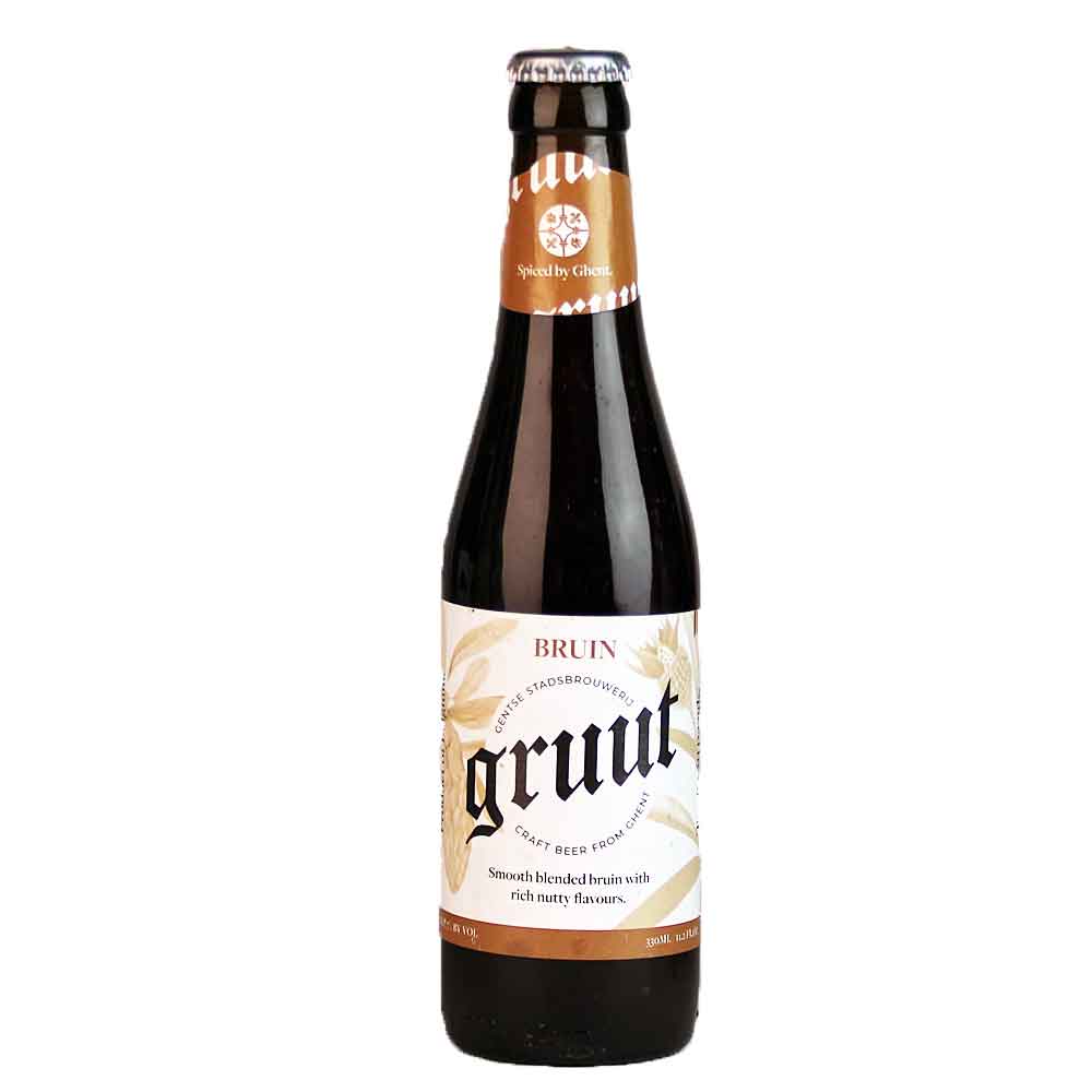 Bild von Gentse GRUUT - BRUIN - Kräuterbier 0,33i ( MHD 31. MÄRZ 2026 )