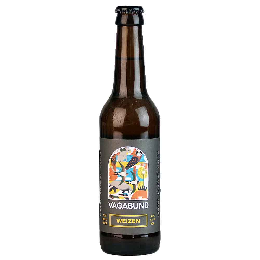 Bild von Vagabund Brauerei - WEIZEN - aus Berlin - 0,33l 
