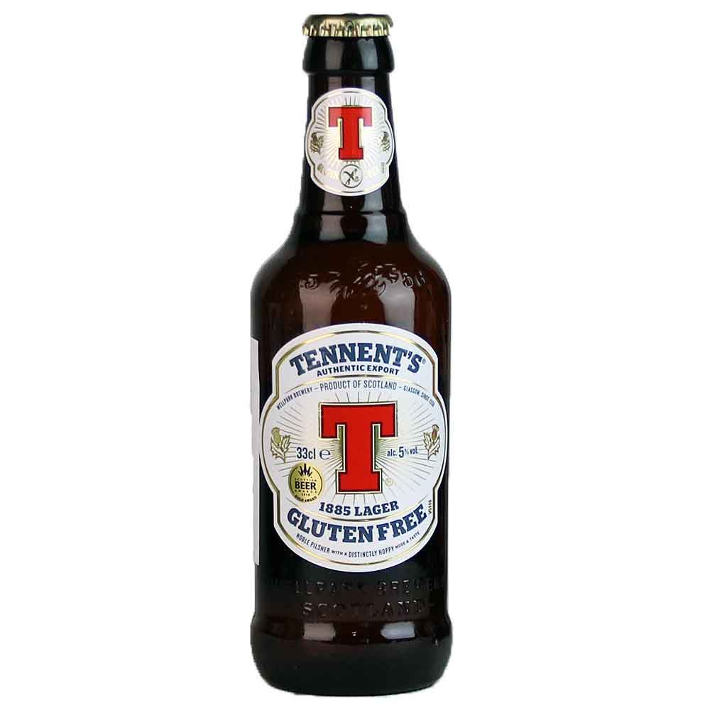 Bild von Tennents - 1885 LAGER GLUTENFREE -  aus Schottland - 0,33l ( MHD 31. JANUAR 2026 )