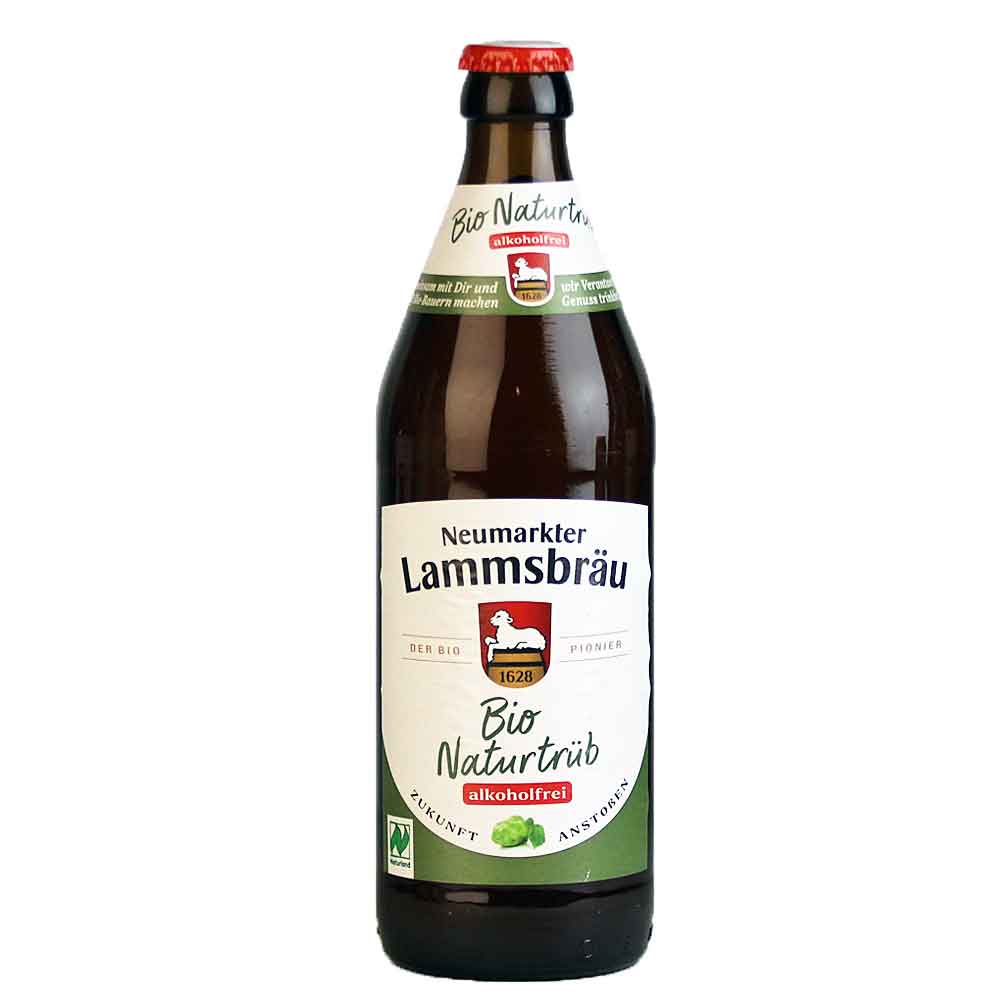 Bild von Neumarkter Lammsbräu - BIO NATURTRÜB - ALKOHOLFREI - 0,5l 