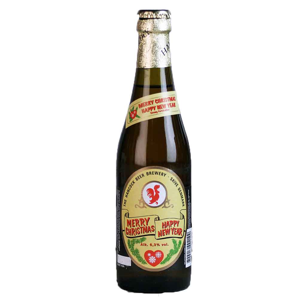 Bild von Hancock - MERRY CHRISTMAS - HAPPY NEW YEAR - WEIHNACHTSBIER - Dänemark  0,33