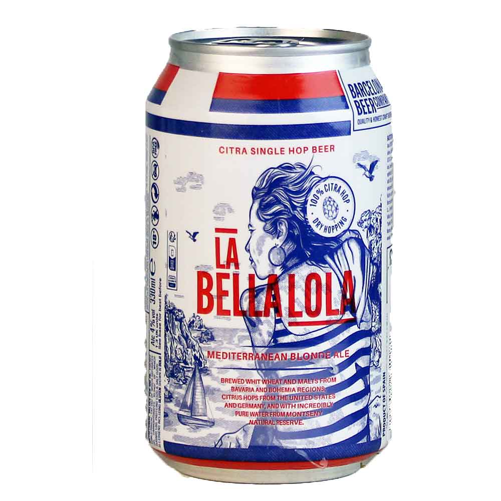 Bild von Barcelona - LA BELLA LOLA - BLONDE ALE - 0,33l Dose