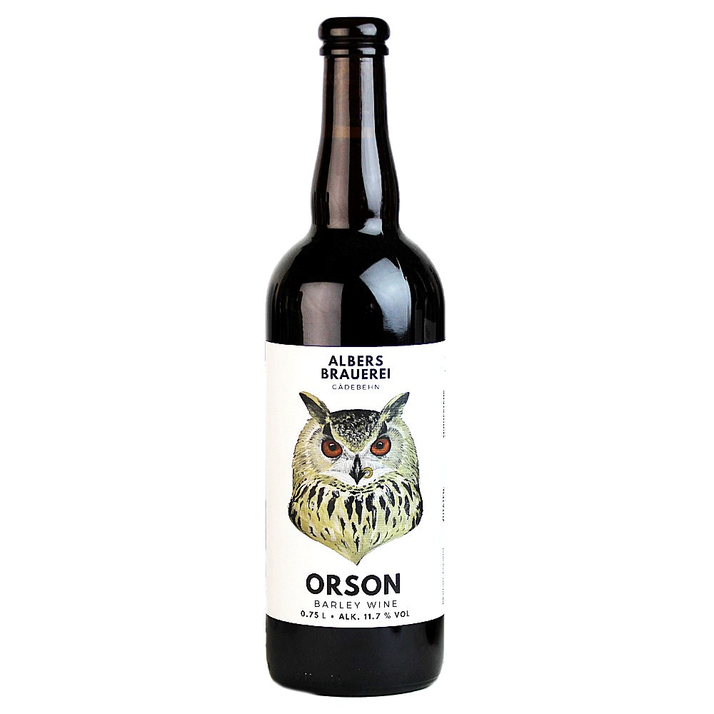 Bild von Albers Brauerei - ORSON - BARLEY WINE - aus Mecklenburg - 0,75l