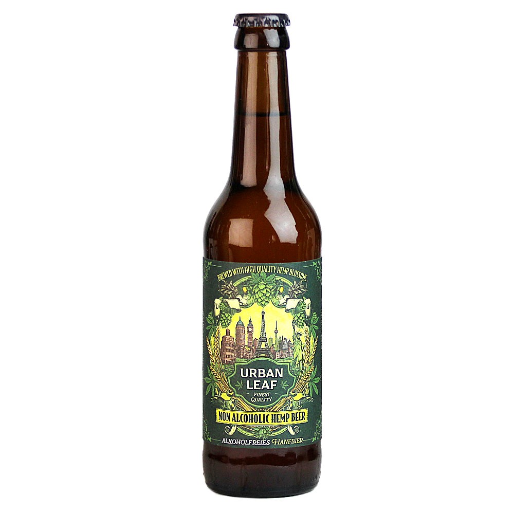 Bild von Sander - URBAN LEAF - HANFBIER - ALKOHOLFREI - 0,33l 