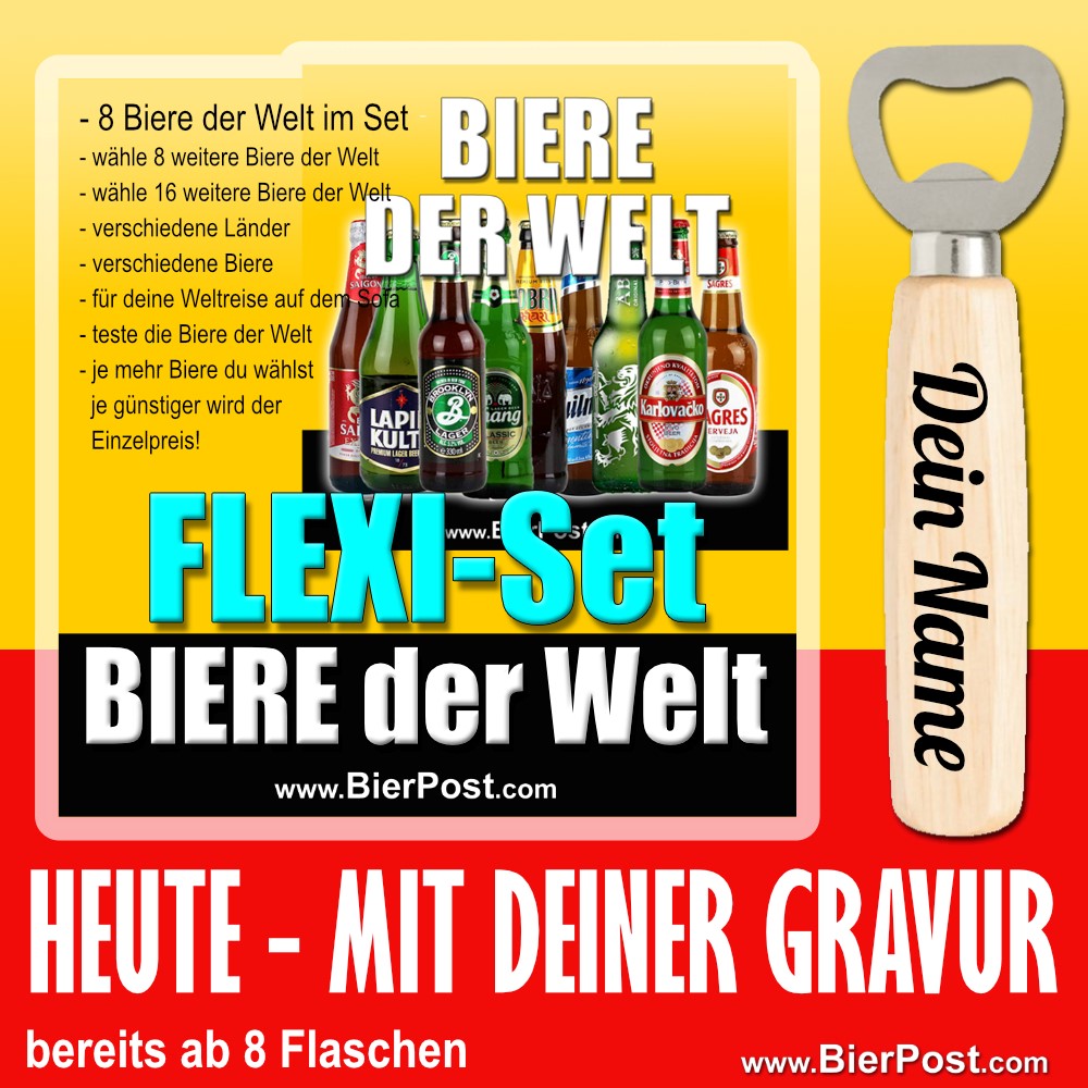 Bild von FLEXI-Set  Biere aus aller Welt - incl. Verkostungstipps - mit Mengenauswahl
