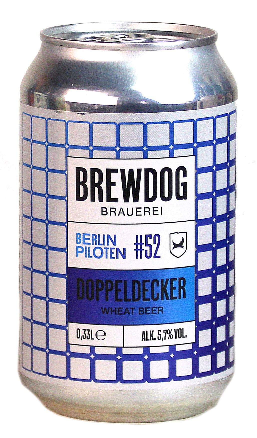 Bild von Brewdog - Berlin Piloten #52 - DOPPELDECKER - WHEAT BEER - Schottland Dose 0,33l  (MHD 28. JUNI 2026 )