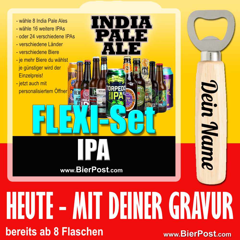 Bild von FLEXI-Set - INDIA PALE ALE - PROBIERSET - mit Mengenauswahl  ( ABBILDUNG ÄHNLICH )