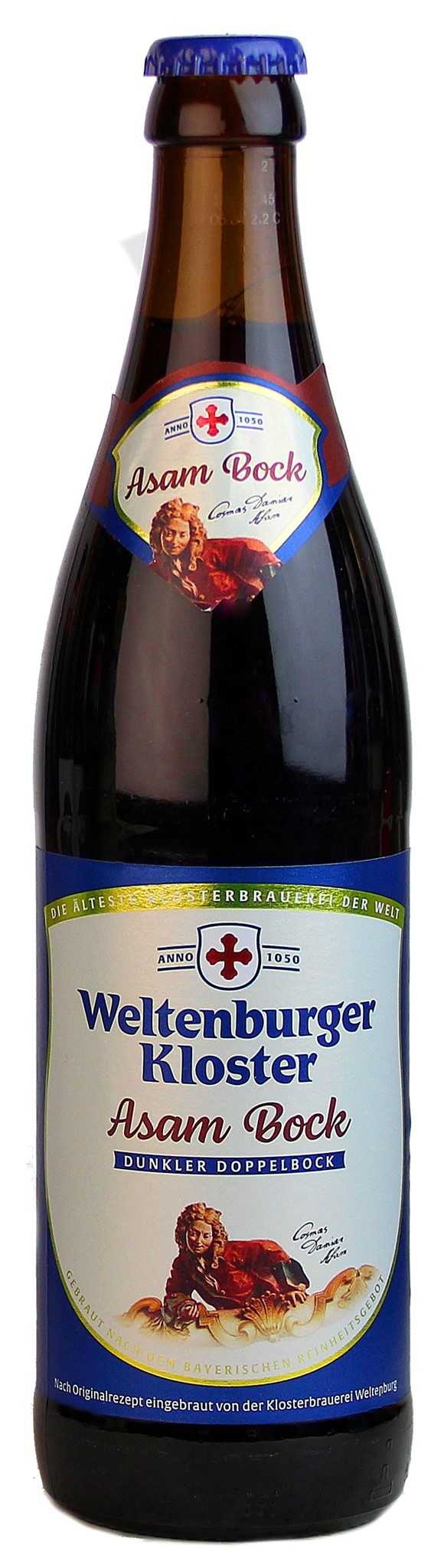 Bild von Weltenburger Kloster - ASAM BOCK - DUNKLER DOPPELBOCK - 0,5l