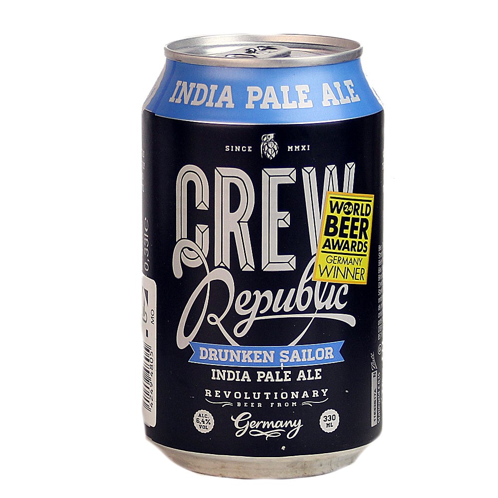 Bild von CREW Republic Bier - DRUNKEN SAILOR - INDIA PALE ALE - Dose 0,33l