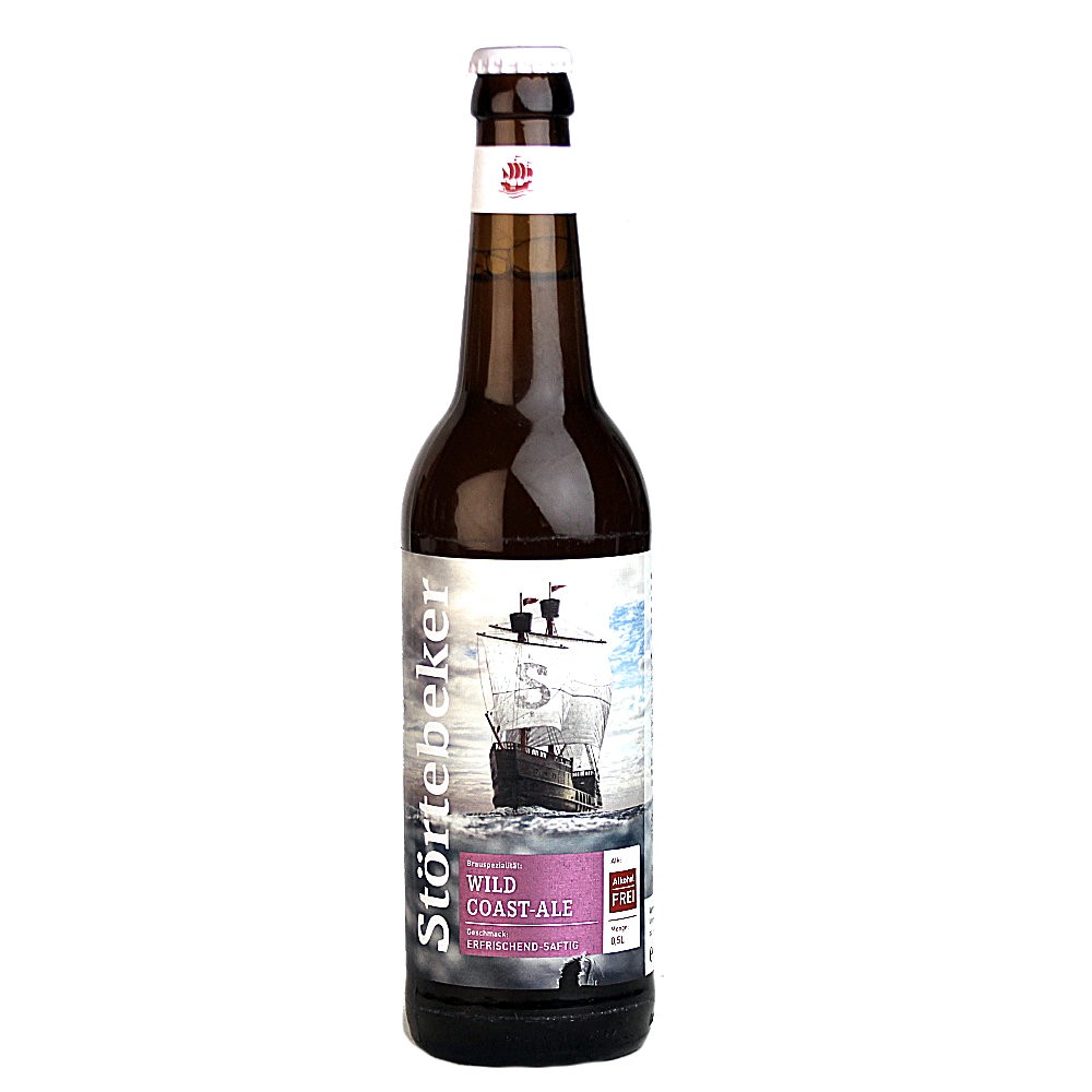 Bild von Störtebeker Bier - WILD COAST ALE - ALKOHOLFREI aus Stralsund 0,5l  