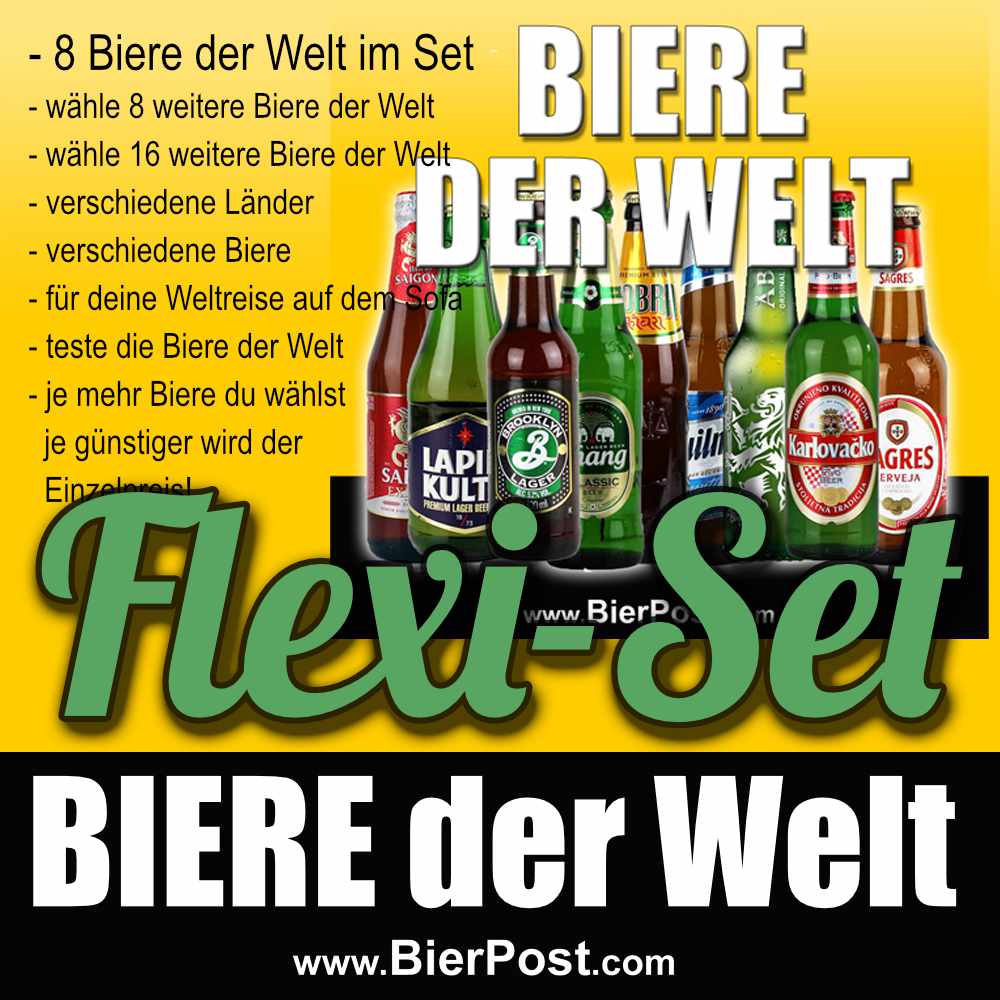 Bild von FLEXI-Set  Biere aus aller Welt - incl. Verkostungstipps - mit Mengenauswahl