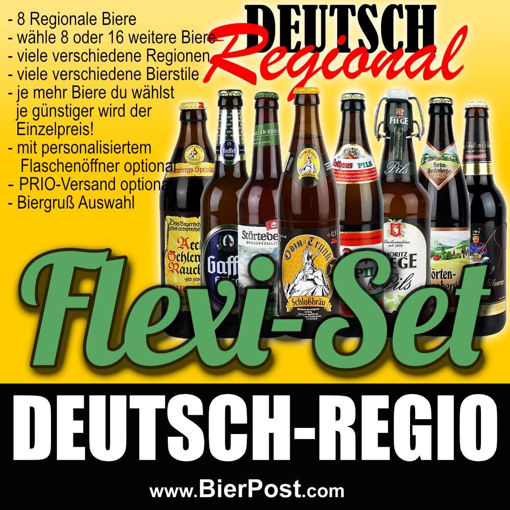 Bild von Flexi-Set -  Regionale Bierspezialitäten aus Deutschland 
