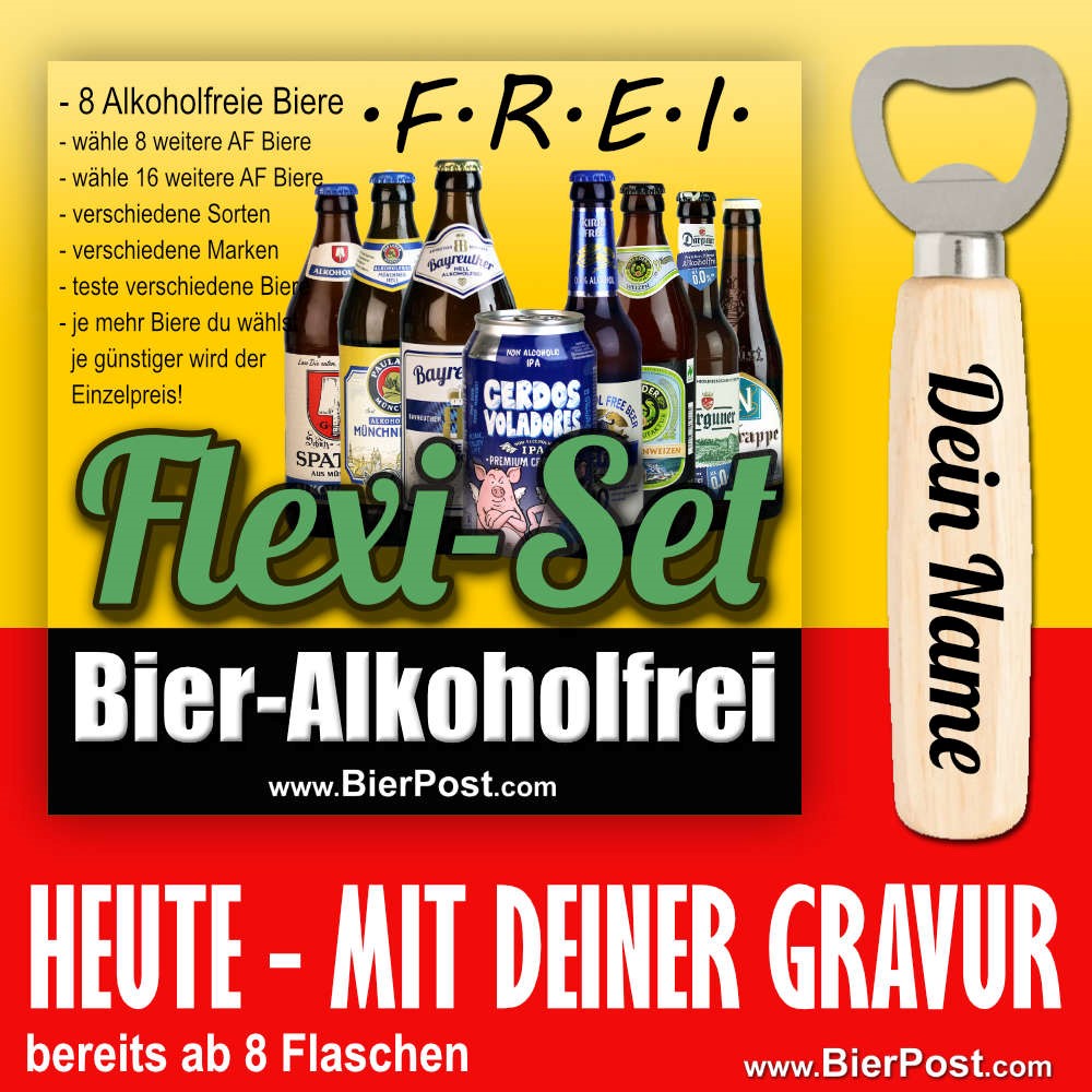 Bild von FLEXI-Set - ALKOHOLFREIE BIERE bis Alc. 0,5% Vol. - mit flexibler Mengenangabe -  Abbildung ähnlich