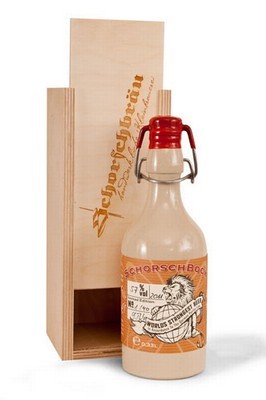 Bild von Schorschbräu - EISBOCK - 57% - DAS STÄRKSTE BIER DER WELT - in der Holzbox (incl.Versand in DE) 0,33l