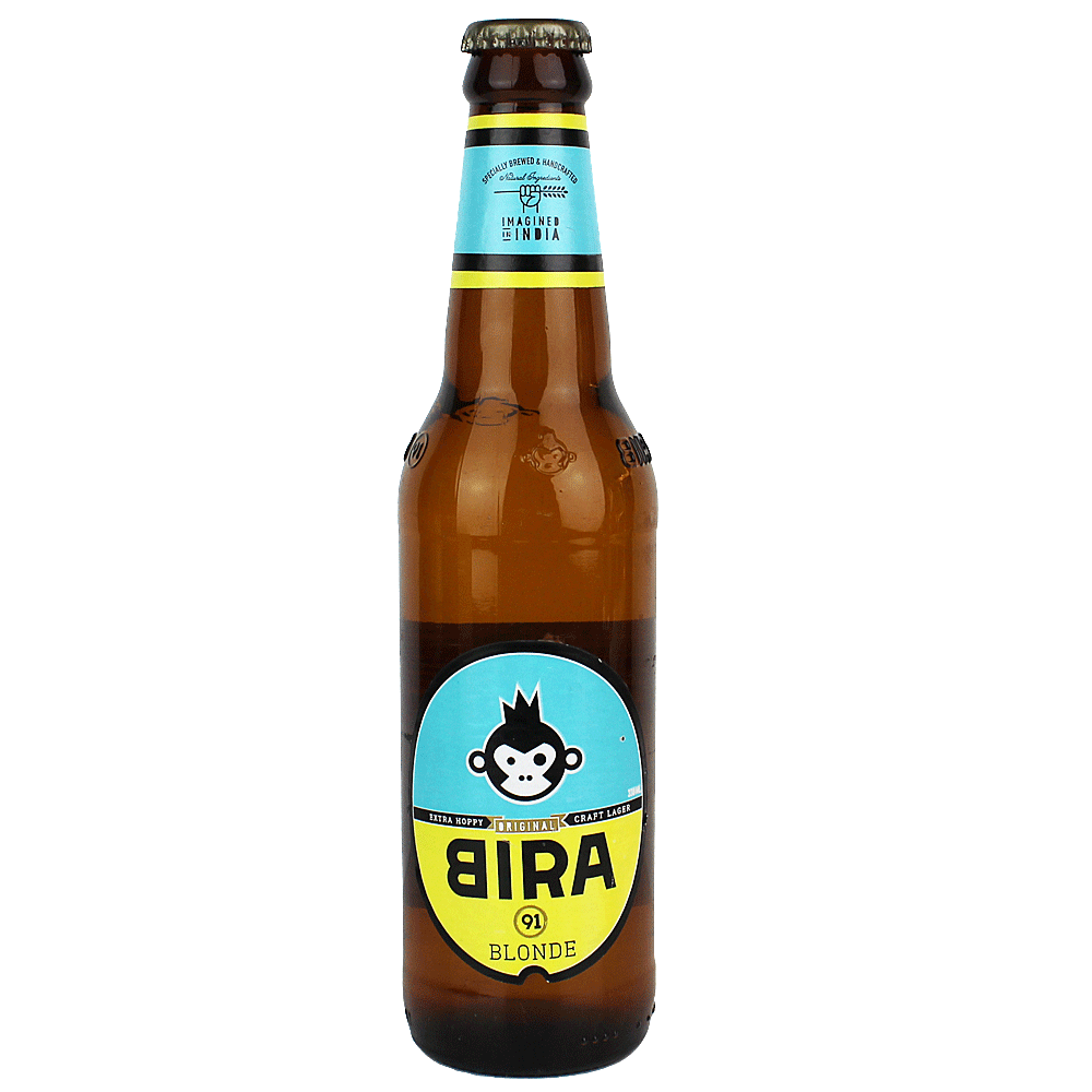 Bild von BIRA 91 - BLOND - Craftbeer aus Indien - 0,33l